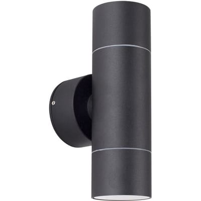 KS Verlichting Ray Up en Down Muurlamp Zwart met LED