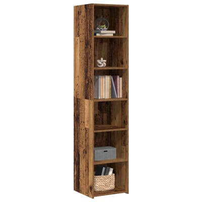 vidaXL - Dressoir - Oud - hout - 40 - x - 41 - x - 185 - cm - Bewerkt - hout