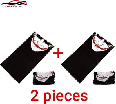 2 Stuks Luxe Biker Mask - Fietsmasker - Motormasker - Bandana - Balaclava - Gezichtsmasker - Bivakmuts