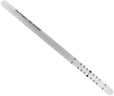 Dailygoods- Putting Alignment Rail - Duurzaam Aluminium - Golf Oefenliniaal - Voor Thuis Training - Geschikt voor Binnen/Buiten - Draagbaar en Stevig - Golf Oefenmateriaal