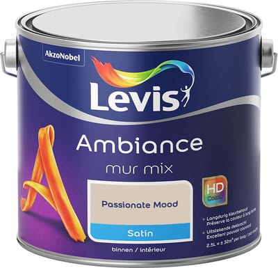 Levis - Ambiance Mur Satin Mix - Passionate Mood - Mengverf - 2,5 L