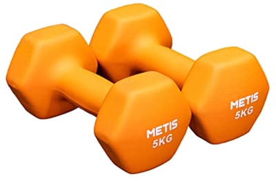Neopreen Hex Dumbbells voor Thuis Training | Antiroll Dumbbells met Ergonomisch Ontwerp