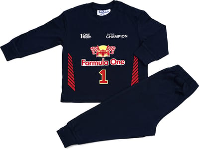 Fun2Wear - Pyjama Driver 1 - Navy Blauw - Maat 92 -