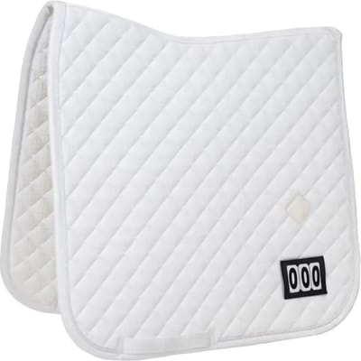 Kentucky Horsewear - Zadeldoek diamond wedstrijd met 2 nummer dressur wit