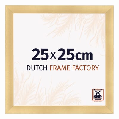 Fotolijst 25x25 cm - MDF - Goud Mat - Praag