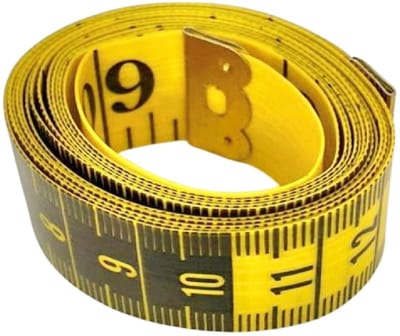 Fako Bijoux - Meetlint 1.5 Meter - Meetlint Lichaam - Meetband - Klussen Meetlint - Lintmeter - Hobby Meetlint - 150cm - 60inch - Geel