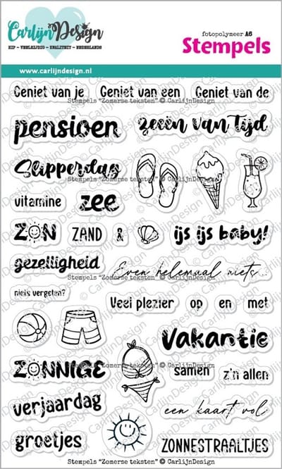 Stempels Zomerse teksten