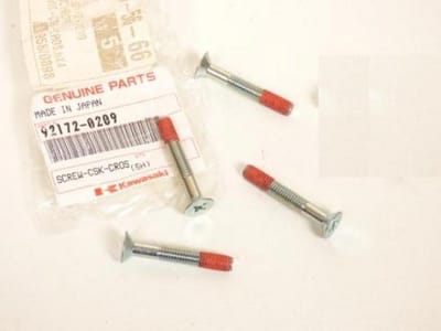 Originele bouten en moeren voor Kawasaki 650 ER6 2009 tot 2010 92172-0209 nieuw