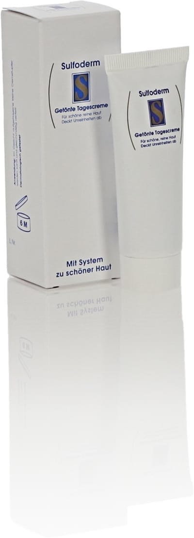 Sulfoderm S Teint Tinted Daycream gekleurde dagcreme - bij vette huid en puistjes