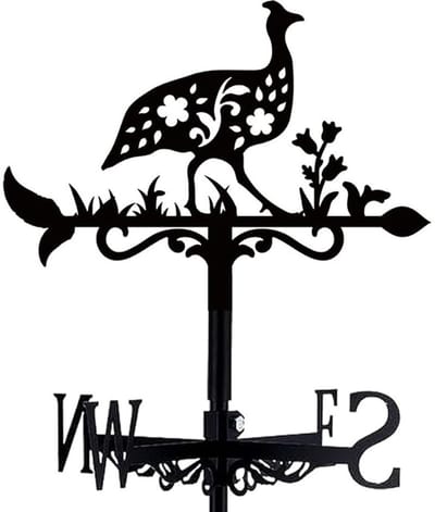 Windwijzer - smeedijzeren windwijzer - decoratief - weerbestendig - geschikt voor tuinen en daken-FXB12