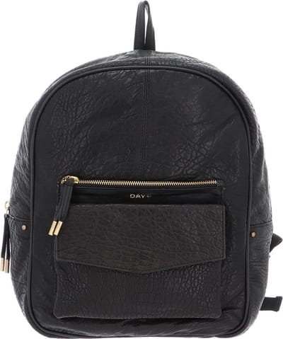 DAY ET Leren Vrije tijd rugzak Rugzak Bubbly Backpack Black Zwart