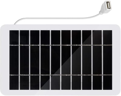 Zonnepaneel - Draagbare Energie - Kamperen en Reizen - Hoge Efficiëntie 22% - 2 Watt - Zwart