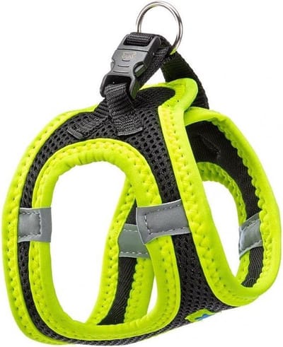 Ferplast Hondentuigje Kaori Polyester Zwart/groen 28-32 Cm