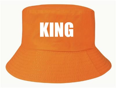 Buckethat oranje - King - soBAD. - Koningsdag - Unisex - Oranje - Voetbal - Nederland