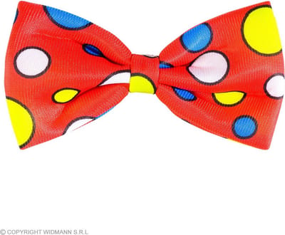 Clownsstrik rood met bollen