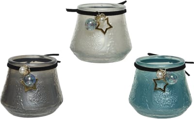 Geurkaars in glas Ø7,3x6,8cm