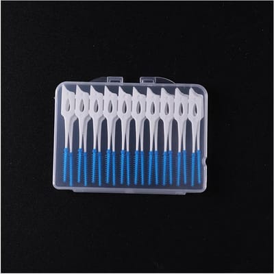 Interdentale ragers - Tandenborstel reiniging - Mondverzorging thuis - Fijne diepe reiniging - 20 stuks - Blauw