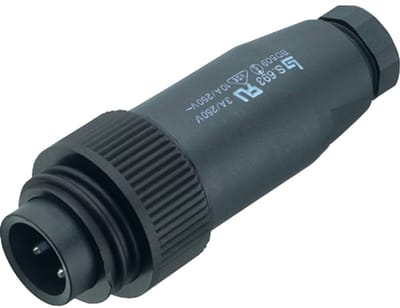 binder 99 4221 300 04 Ronde subminiatuurconnector Stekker, recht Totaal aantal polen: 3 + PE 1 stuk(s)