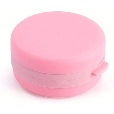 1 pièce Brosse de bain portable à suspendre Laveur de corps de bain Boîte à savon Brosse Massage Cheveux Brosse tactile Bain rose