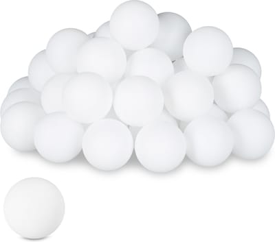 beer pong balletjes - set van 100 - tafeltennisballetjes - Ø 40 mm - wit