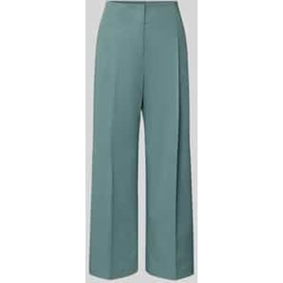 Broek met rechte pijpen bandplooibroek van katoenmix model 'TULOTTA'