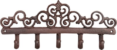 Porte-manteau en fonte victorien 32 cm