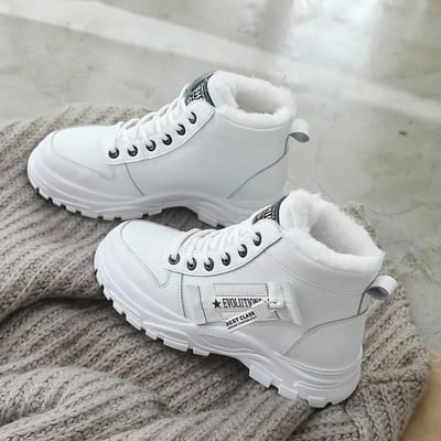 Winter Sneeuwlaarzen voor Dames Casual Hoge Schoenen Warme Dames Sneakers Platform Enkellaarsjes Plus Size 45 45