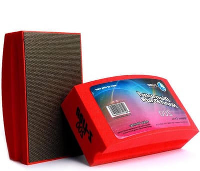 Hand Polijstpads - Diamant Pads - Steen Bewerken - Boogvorm Ontwerp - Grit 200 - Rood