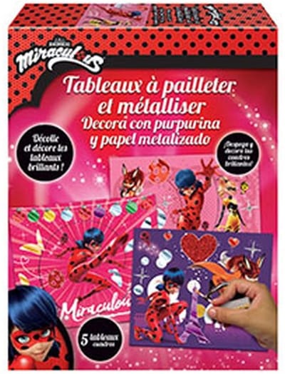 Educa glitterborden Miraculous Ladybug knutselset voor kinderen.