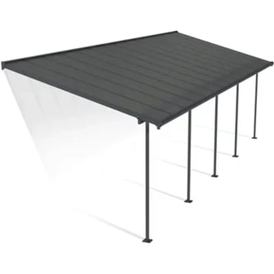 Palram | Canopia - Terrasoverkapping Capri - Grijs - 860x295x299cm