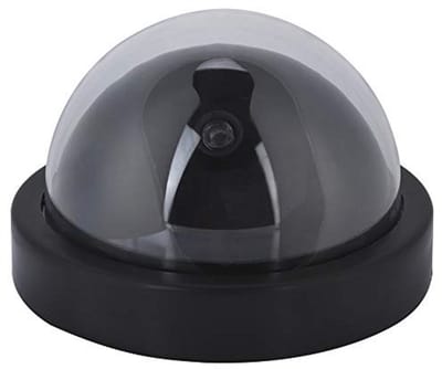 Waterdichte Nep Dome Bewakingscamera met LED Knipperlicht - Simulatie Beveiligingscamera voor Binnen en Buiten