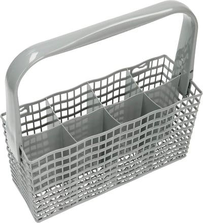 Bestekmand Vaatwasser - Reservemand Bestek - Vaat Reinigen - Met Handvat - 150 x 233 mm - Wit