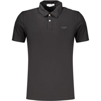 Guess Essential Korte Mouw Poloshirt Zwart M Man