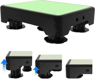 Verstelbare antislip opstap met 3 hoogtes, maximaal 250 kg draagvermogen, multifunctionele trap voor camper, douche en toegangshulp