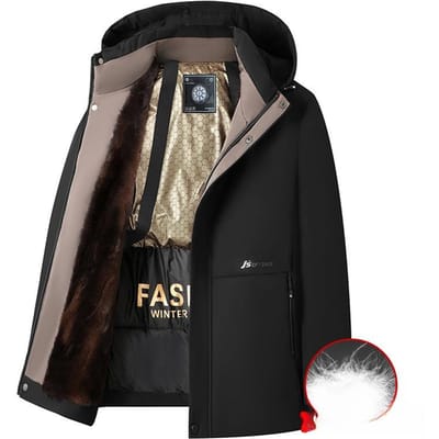 Winter Middelbare leeftijd en Ouderen Nieuwe Grafeen Winddicht Warm Donsjack met Fleece Plus 5XL gray