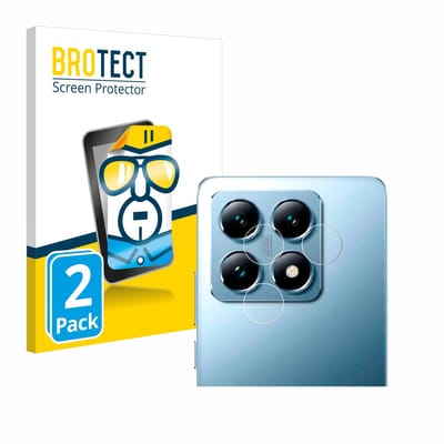 BROTECT - Screenprotector voor Xiaomi 14T (ALLEEN Camera Lens) - Folie Beschermfolie transparant 2 Stuks