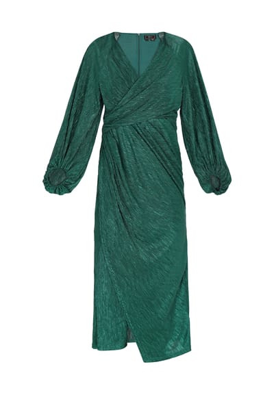 Faina Jurk Dames donkergroen