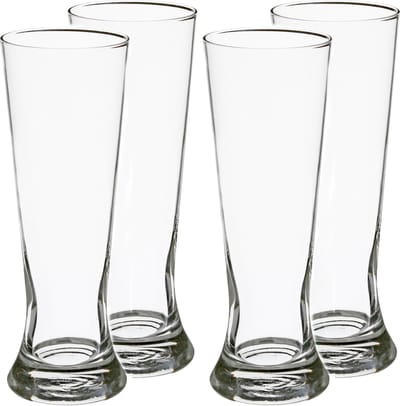 Secret de Gourmet Bierglazen - 20x stuks - transparant - 370 ml - 21 cm - glazen voor bier
