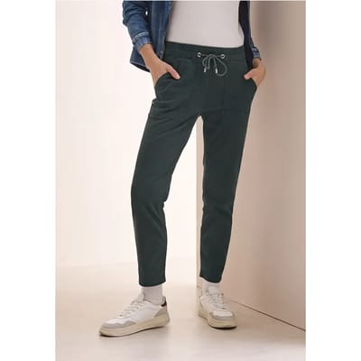Broek met gewassen look