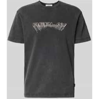 Regular fit t-shirt van puur katoen
