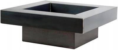 Vuurkorf - Buitenhaard Schaaltje - Gezellige Avonden - Stevig Stalen Frame - 70 x 70 cm - Zwart