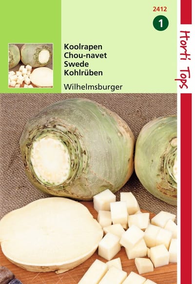 2 stuks - Hortitops - Koolraap Wilhelmsburger Type Friese