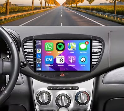 Autoradio 2/32GB met Carplay en Android auto | Geschikt voor Hyundai I10 2006-2013 | Radio scherm met Navigatie | 2006 2007 2008 2009 2010 2011 2012 2013