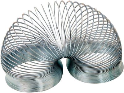 Grote Metalen Slinky Veer voor Kinderen en Volwassenen