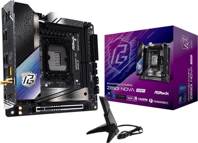 ASRock Z890I NOVA WIFI Moederbord - Intel Z890 - Intel LGA1851 - DDR5 RAM - Mini-ITX