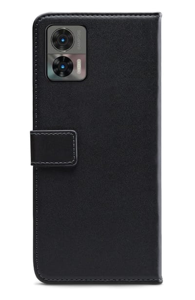 Mobilize Telefoonhoesje geschikt voor Motorola Edge 30 Neo Hoesje | Mobilize Classic Gelly Wallet Bookcase Portemonnee | Pasjeshouder voor 2 Pasjes | Telefoonhoesje voor Pinpas / OV Kaart / Rijbewijs - Zwart