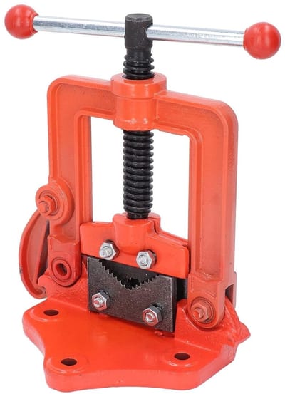 Zware buisklem, gesmede visklem, hydraulische schroefklem voor buisbewerkingen, geschikt voor buizen van 12,7 mm tot 110 mm, ideaal voor professioneel gebruik en klussen.