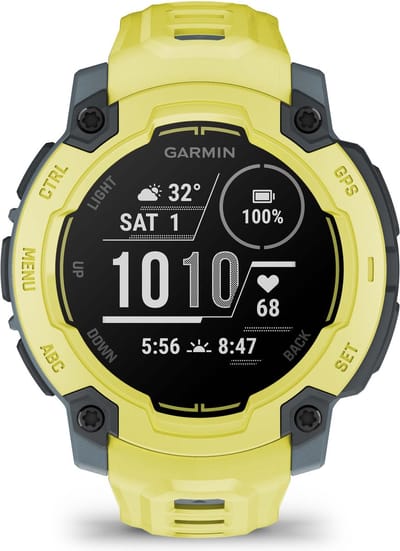 Garmin Instinct E - Smartwatch - 45 mm - Geel en Zwart