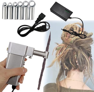 Draagbare Elektrische Vlechtmachine voor Dreadlocks en Locs - Met Diverse Maten Haken