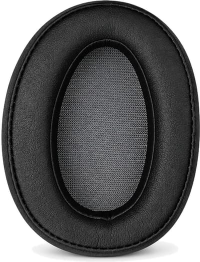 Set Oorkussens voor Sony Koptelefoon - WH-H900N Oorkussen - MDR-100ABN - Kunstleer met Traagschuim - Zwart